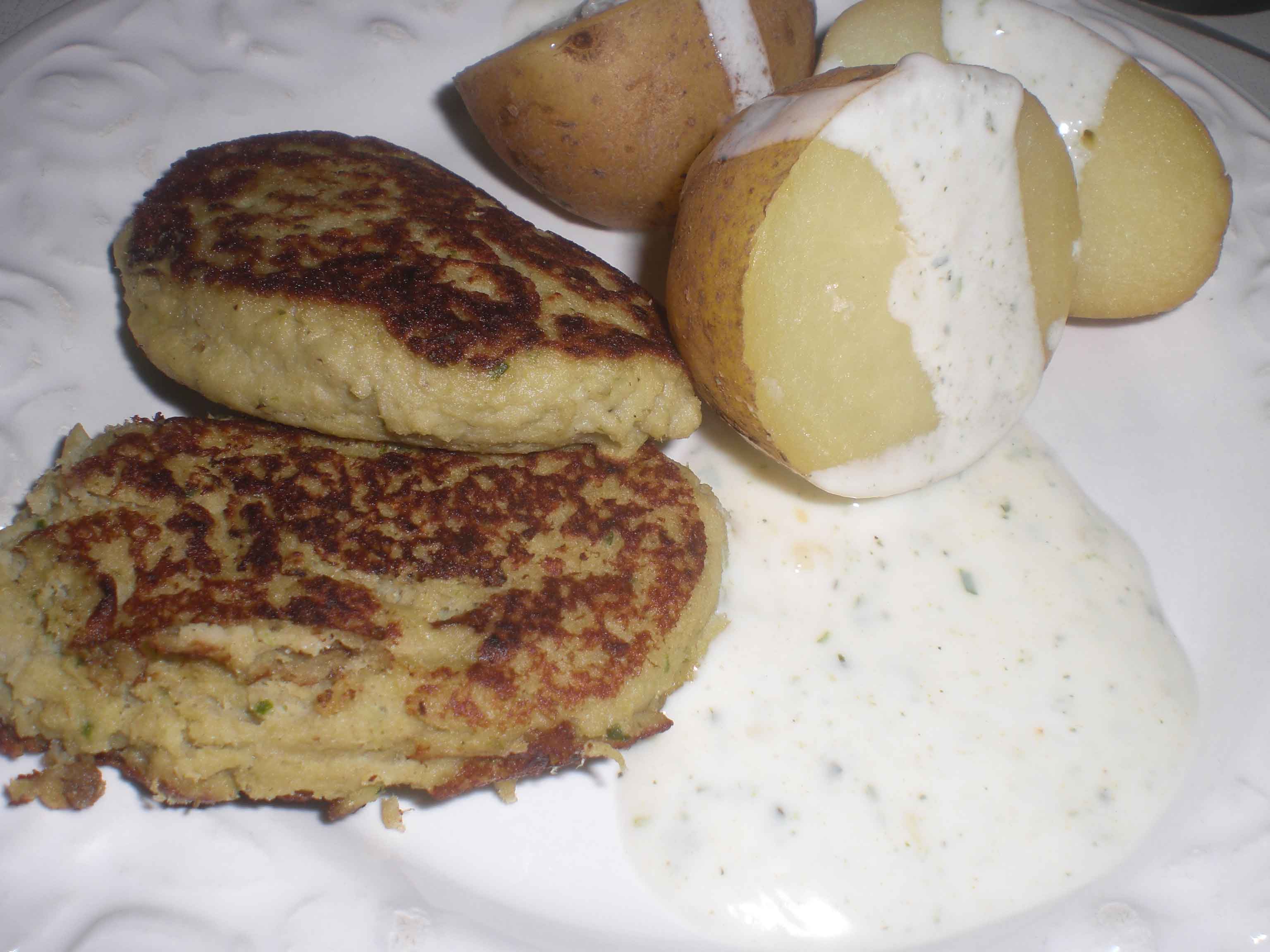 Grønne fiskefrikadeller