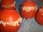 Sæt tomaterne i ovnen.