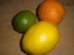 Skyl citrusfrugterne.