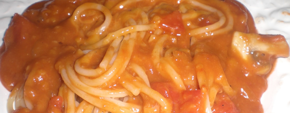 Spaghettisauce af linsebøffer