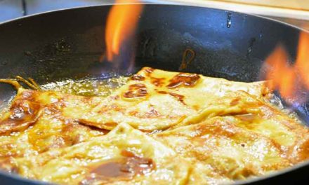Crepe Suzettes – Flamberede pandekager